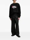 Fiorucci Logo-print Sweatshirt In Black