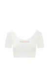 Fiorucci Logo-print Cropped T-shirt In White