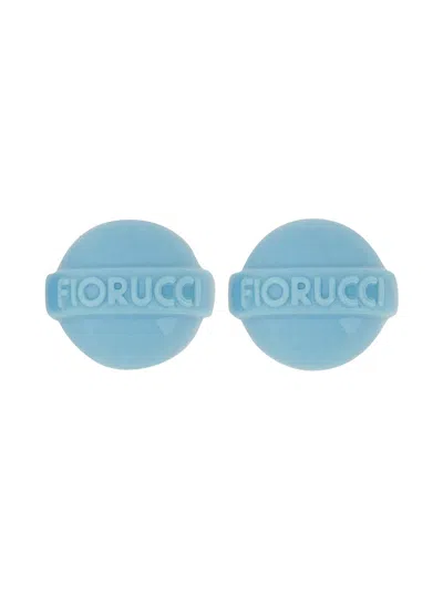 Fiorucci "lollipop" Earrings In Azure