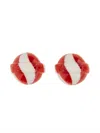 Fiorucci Striped Mini Lollipop Earrings In Multicolour