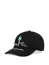 Fiorucci Lollipop-embroidered Baseball Cap In Black