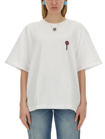 Fiorucci Lollipop Print Regular Fit T-shirt In White