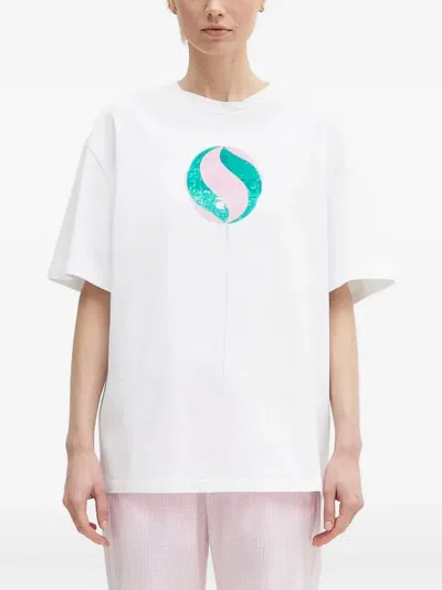 Fiorucci Lollipop-print T-shirt In White