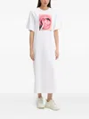 Fiorucci Lollipop-print T-shirt Maxi Dress In White