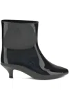 Fiorucci Love Rubber Ankle Boots In Black