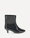 Fiorucci Love Rubber Ankle Boots In Black