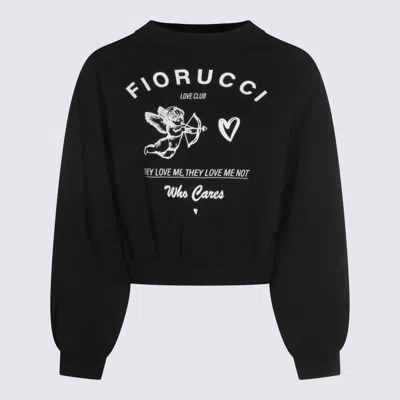 FIORUCCI FIORUCCI BLACK COTTON SWEATSHIRT
