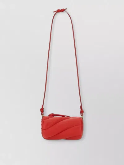 Fiorucci Mella Crossbody Bag Cylinder Knot Quilting