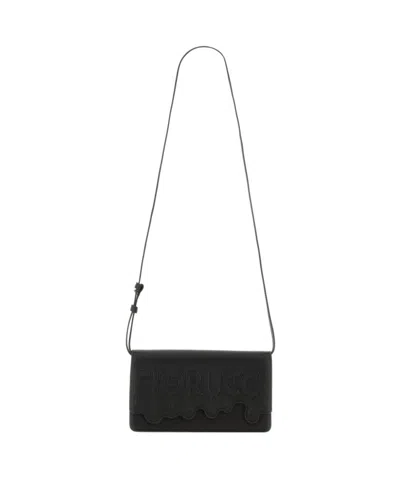 Fiorucci Melted Cross Body Bag In White