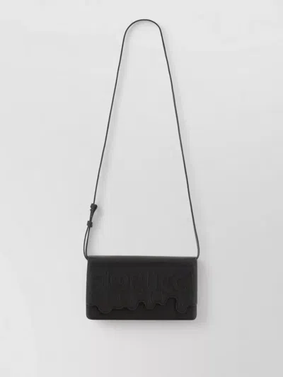 Fiorucci Melted Shoulder Bag Scalloped Edge Detail