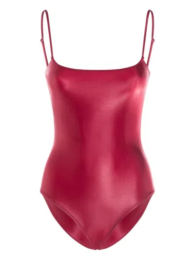 FIORUCCI METALLIC-FINISH BODYSUIT