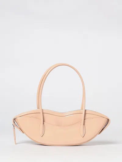 Fiorucci Lips Patent-finish Shoulder Bag In Pink