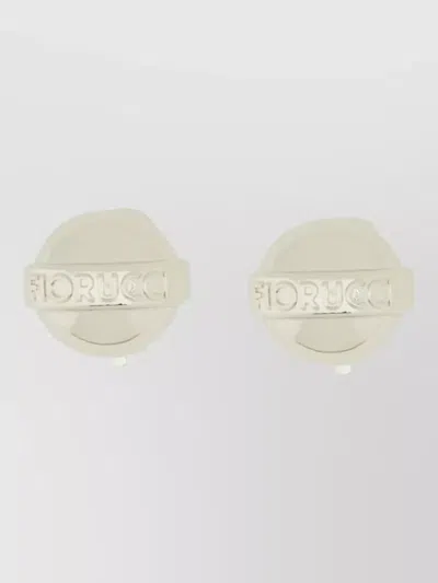 Fiorucci Mini Circular Lollipop Inspired Hoop Earrings