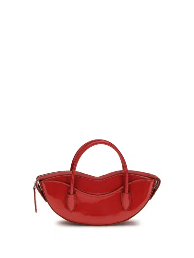 Fiorucci Mini Lips Shoulder Bag In Red