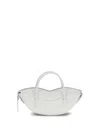 Fiorucci Mini Lips Shoulder Bag In Silver