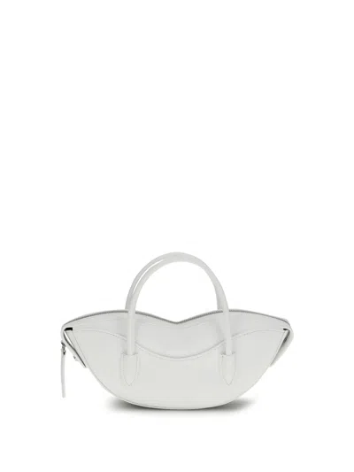 Fiorucci Mini Lips Shoulder Bag In White