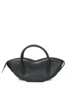 Fiorucci Mini Lips Zip-up Shoulder Bag In Black