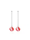 Fiorucci "lollipop" Mini Earrings In 红色