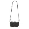 Fiorucci Black Lamb Ovis Aries Aries Shoulder Bag In Black