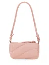 Fiorucci Cylindrical Quilted Micro Mella Bag In Pink