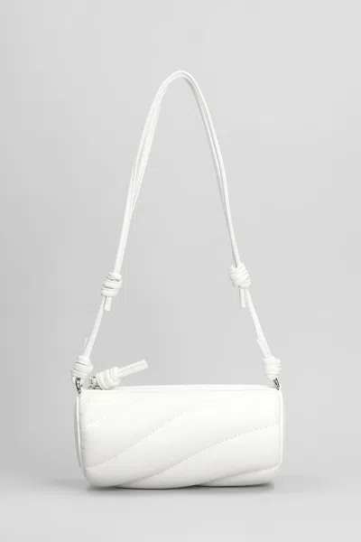 Fiorucci Mini Mella Shoulder Bag In White Leather
