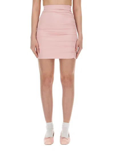 Fiorucci Mini Skirt In Pink