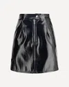 Fiorucci Mini Skirt Vinyle In Black
