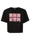 FIORUCCI MOUTH PRINT PADDED T-SHIRT