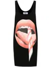 FIORUCCI MOUTH PRINT TANK DRESS