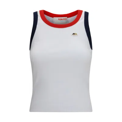 Fiorucci Multicolor Cotton Sleeveles T-shirt