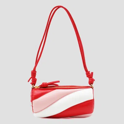 FIORUCCI FIORUCCI MULTICOLOR LEATHER SHOULDER BAG
