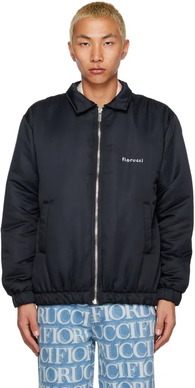 Fiorucci Navy Embroidered Jacket