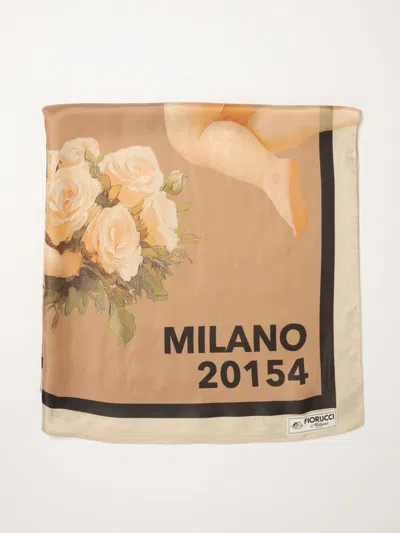 Fiorucci Neck Scarf Woman In Brown