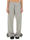 Fiorucci Split Trousers In Grey