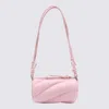 Fiorucci Cylindrical Quilted Micro Mella Bag In Pink