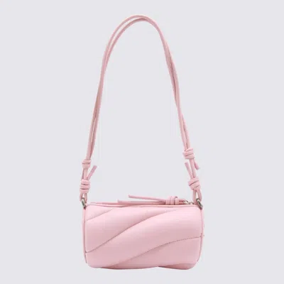 FIORUCCI FIORUCCI PINK LEATHER SHOULDER BAG