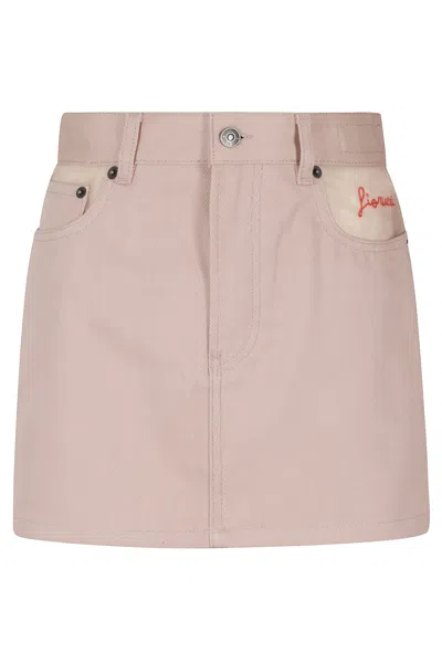 Fiorucci Pocket Denim Mini Skirt