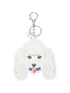 Fiorucci Poodle-face Keyring In Gray