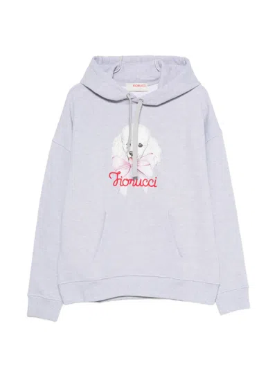 Fiorucci Poodle Graphic Sweatshirt With Relaxed Fit And Hood In Multi
