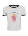 Fiorucci Popcorn Print Baby T-shirt In White