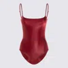 Fiorucci Burgundy Strappy Bodysuit