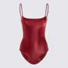 Fiorucci Burgundy Strappy Bodysuit