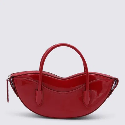 Fiorucci Red Leather Top Handle Bag