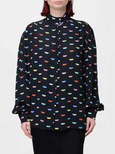 Fiorucci Shirt Woman Color Black In Blue