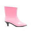 Fiorucci Pointed Kitten Heel Boot In Multi