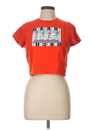Pre-owned Fiorucci Short Sleeve T-shirt In Red