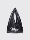 Fiorucci Logo-print Shoulder Bag In Black