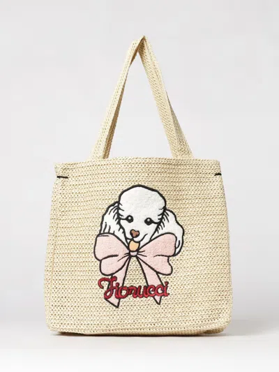 Fiorucci Shoulder Bag  Woman Color Beige In White