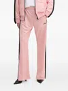 Fiorucci Side-stripe Trousers In Pink