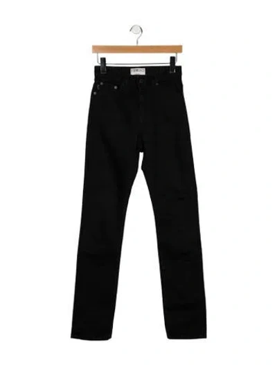 Pre-owned Fiorucci Skinny Jeans In Black